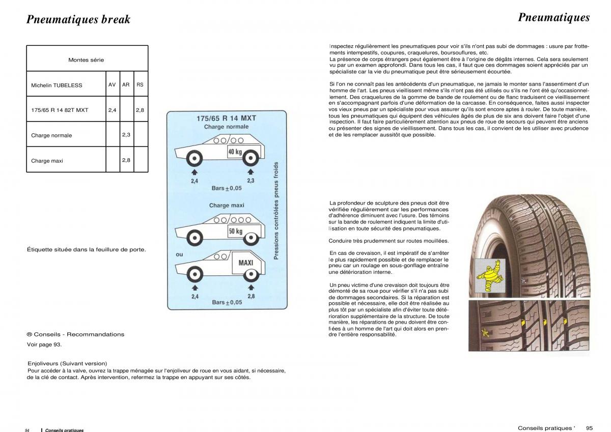 Citroen ZX manuel du proprietaire / page 49