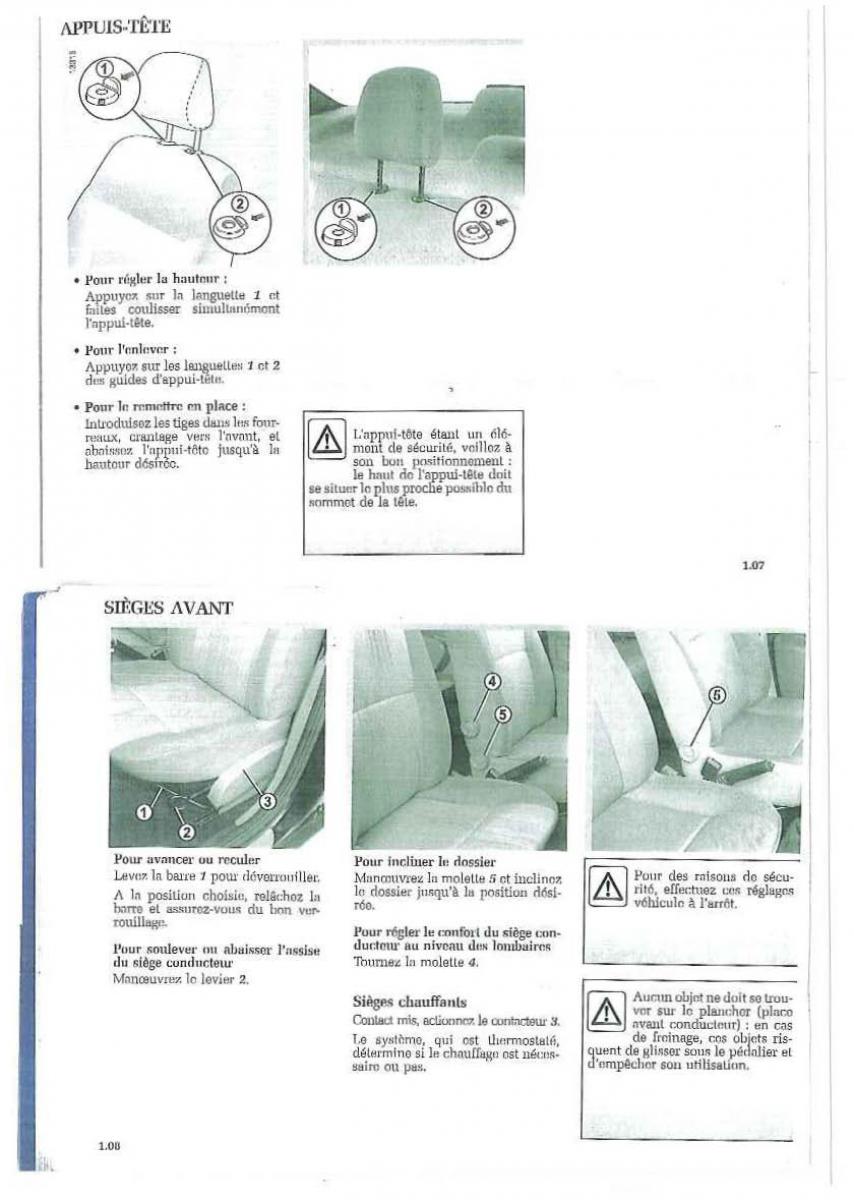 Dacia Logan I 1 manuel du proprietaire / page 10