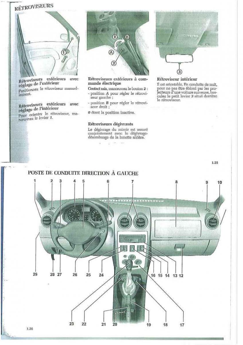 Dacia Logan I 1 manuel du proprietaire / page 19