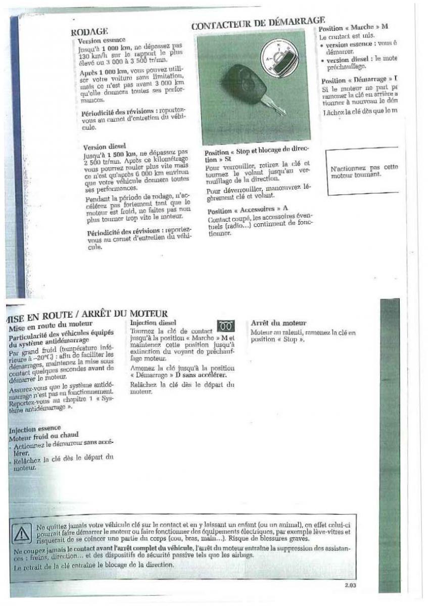 Dacia Logan I 1 manuel du proprietaire / page 31