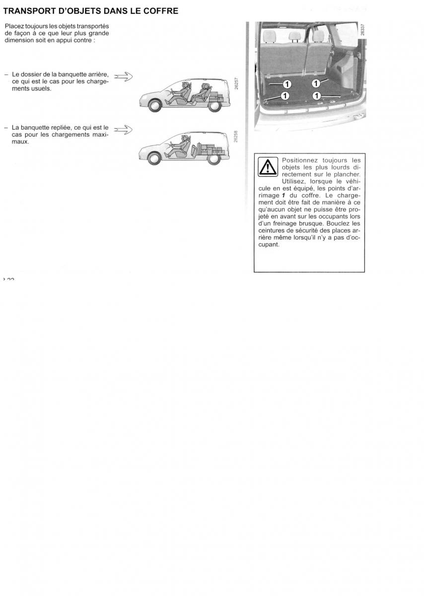 manual dacia logan i 1 mcv manuel du proprietaire / page 73