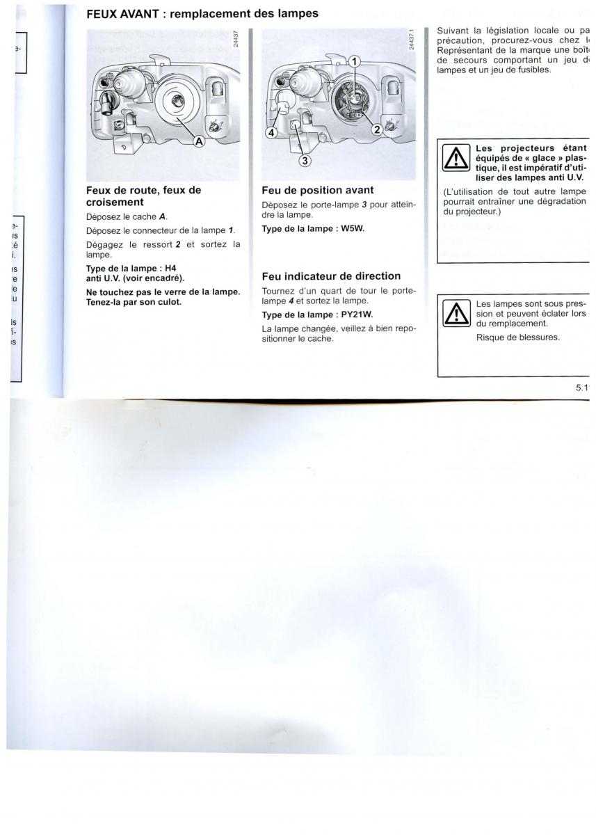 manual dacia logan i 1 mcv manuel du proprietaire / page 97