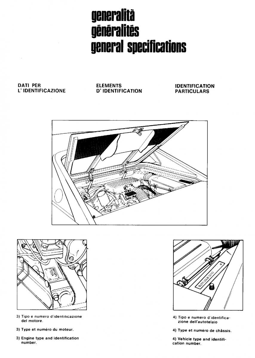 manual  Ferrari Mondial Quattrovalvole manuel du proprietaire / page 9