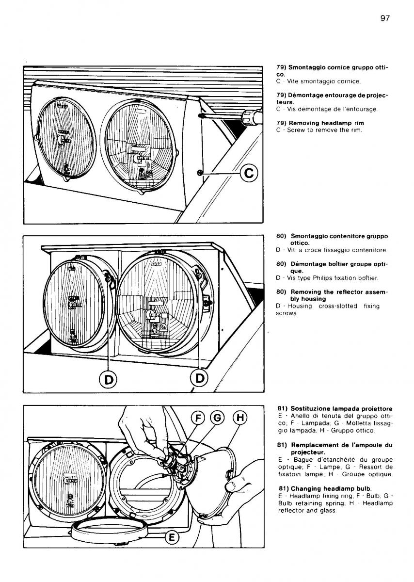 manual  Ferrari Mondial Quattrovalvole manuel du proprietaire / page 96