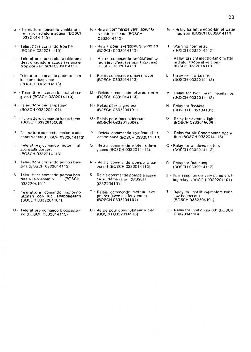 manual  Ferrari Mondial Quattrovalvole manuel du proprietaire / page 102