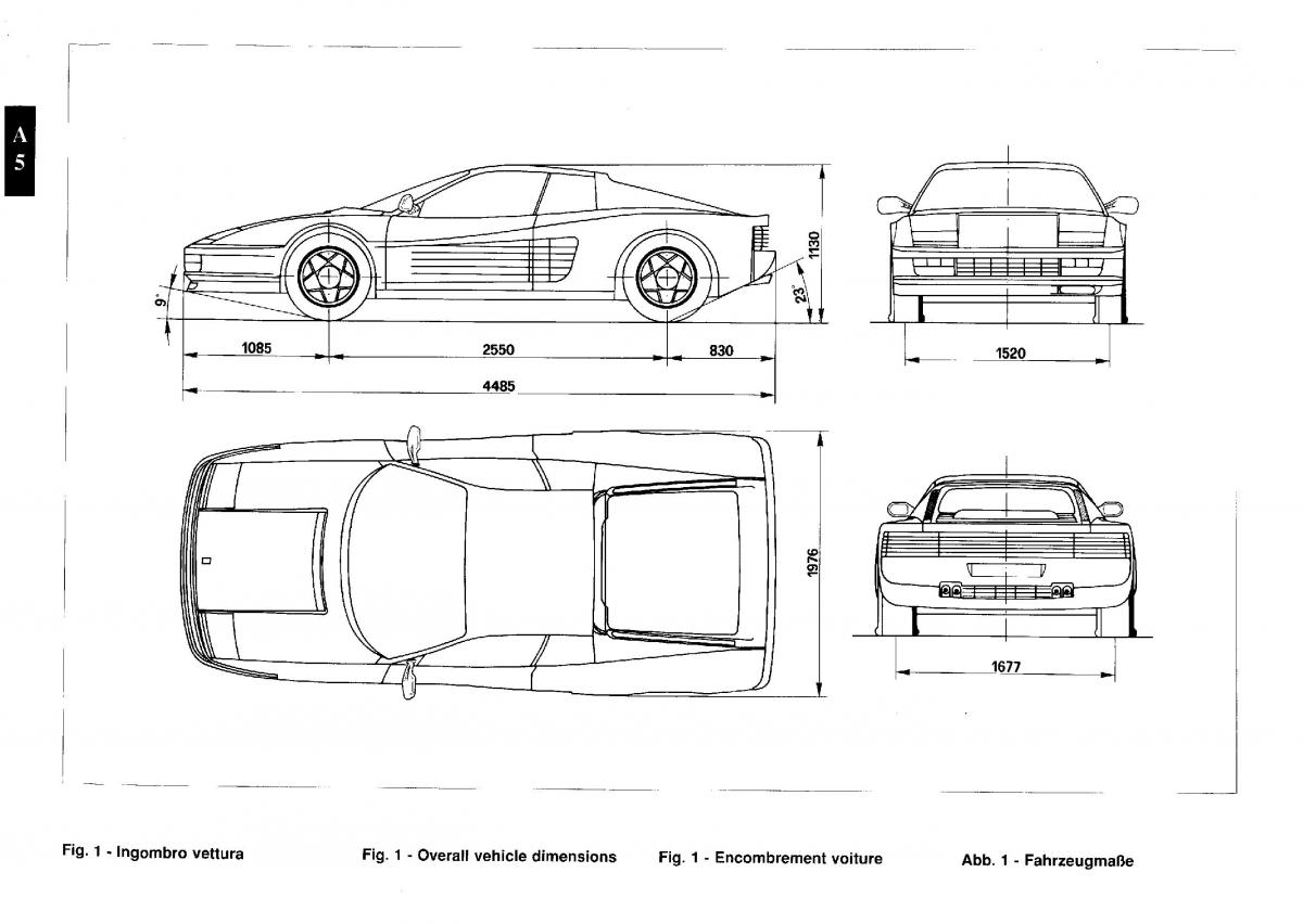 manual  Ferrari Testarossa manuel du proprietaire / page 9