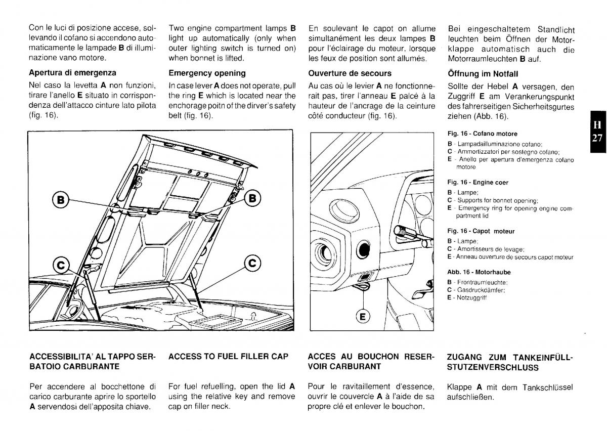Ferrari Testarossa manuel du proprietaire / page 104