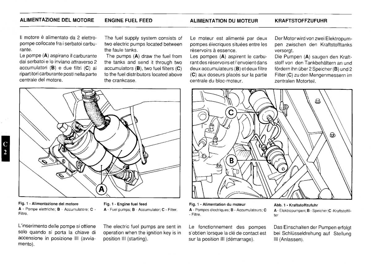 Ferrari Testarossa manuel du proprietaire / page 33