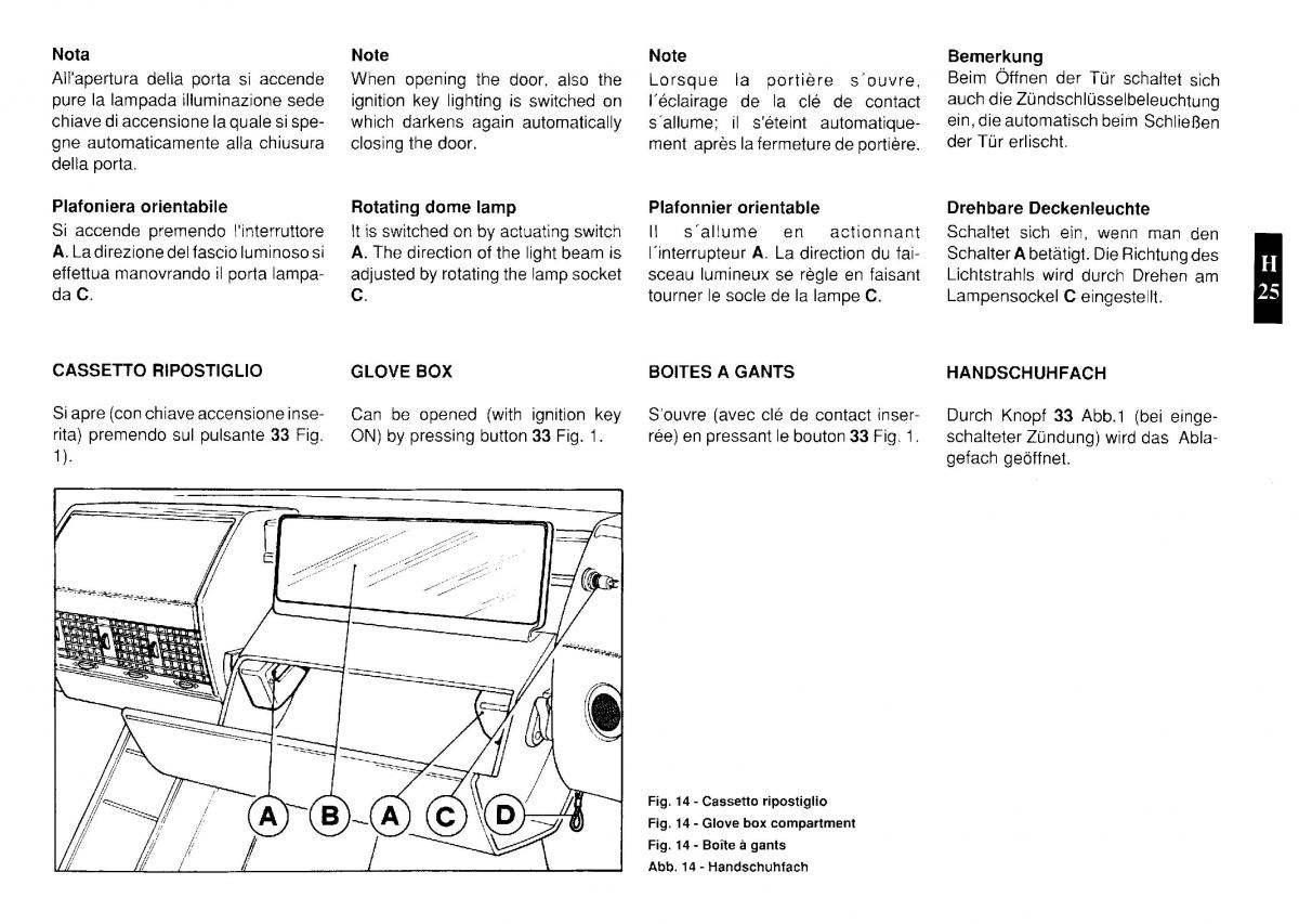 Ferrari Testarossa manuel du proprietaire / page 102