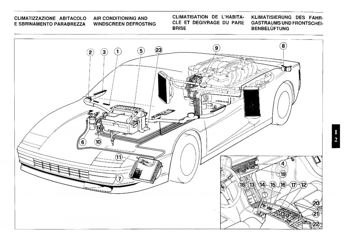 Ferrari Testarossa manuel du proprietaire / page 109