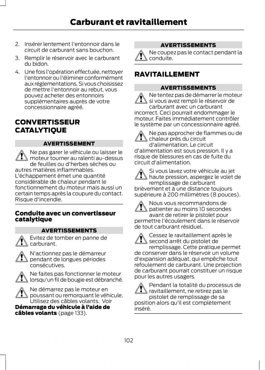 Ford B Max manuel du proprietaire / page 104