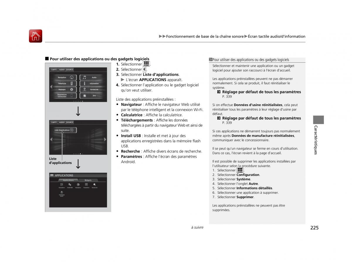 Honda Accord IX 9 manuel du proprietaire / page 226