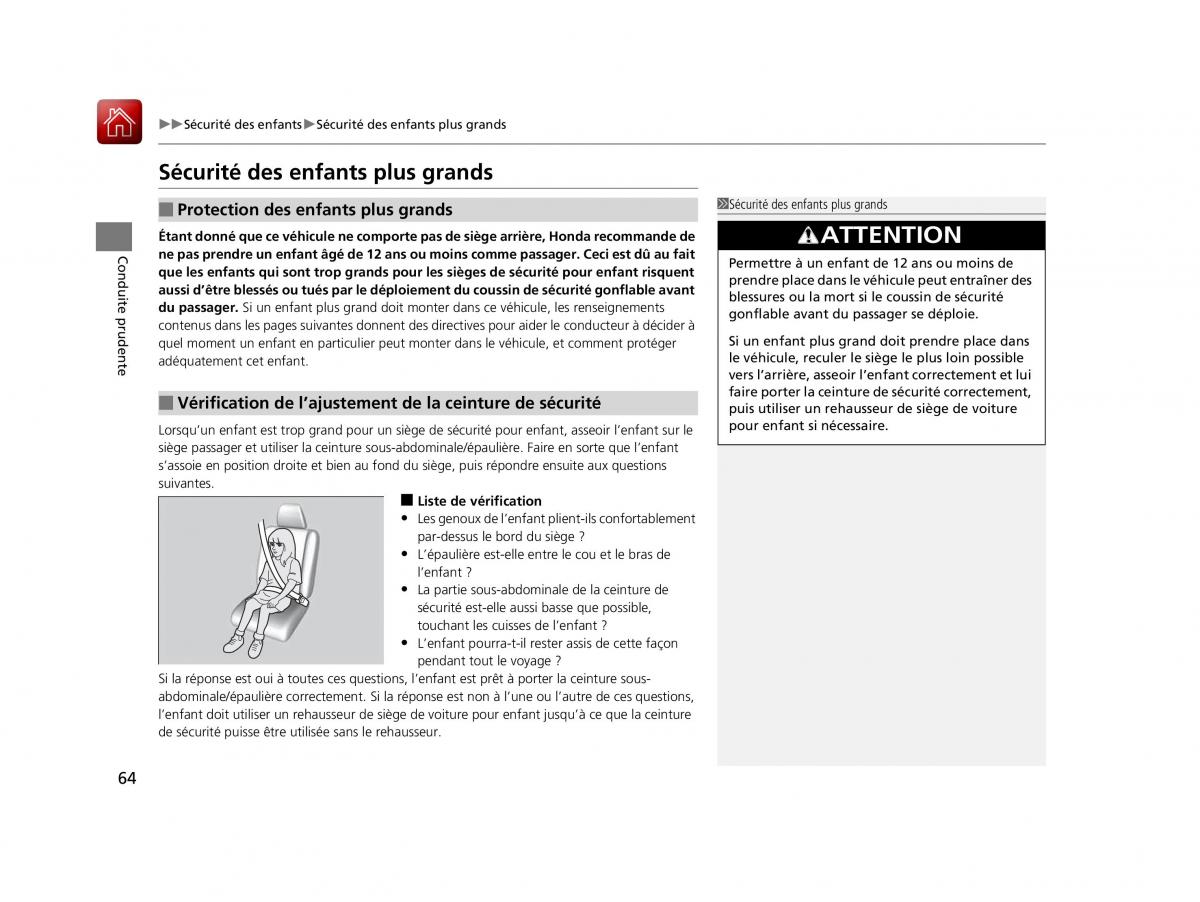 Honda CR Z manuel du proprietaire / page 65