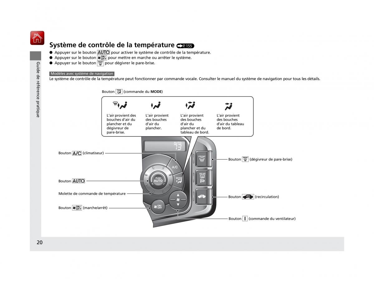 Honda CR Z manuel du proprietaire / page 21