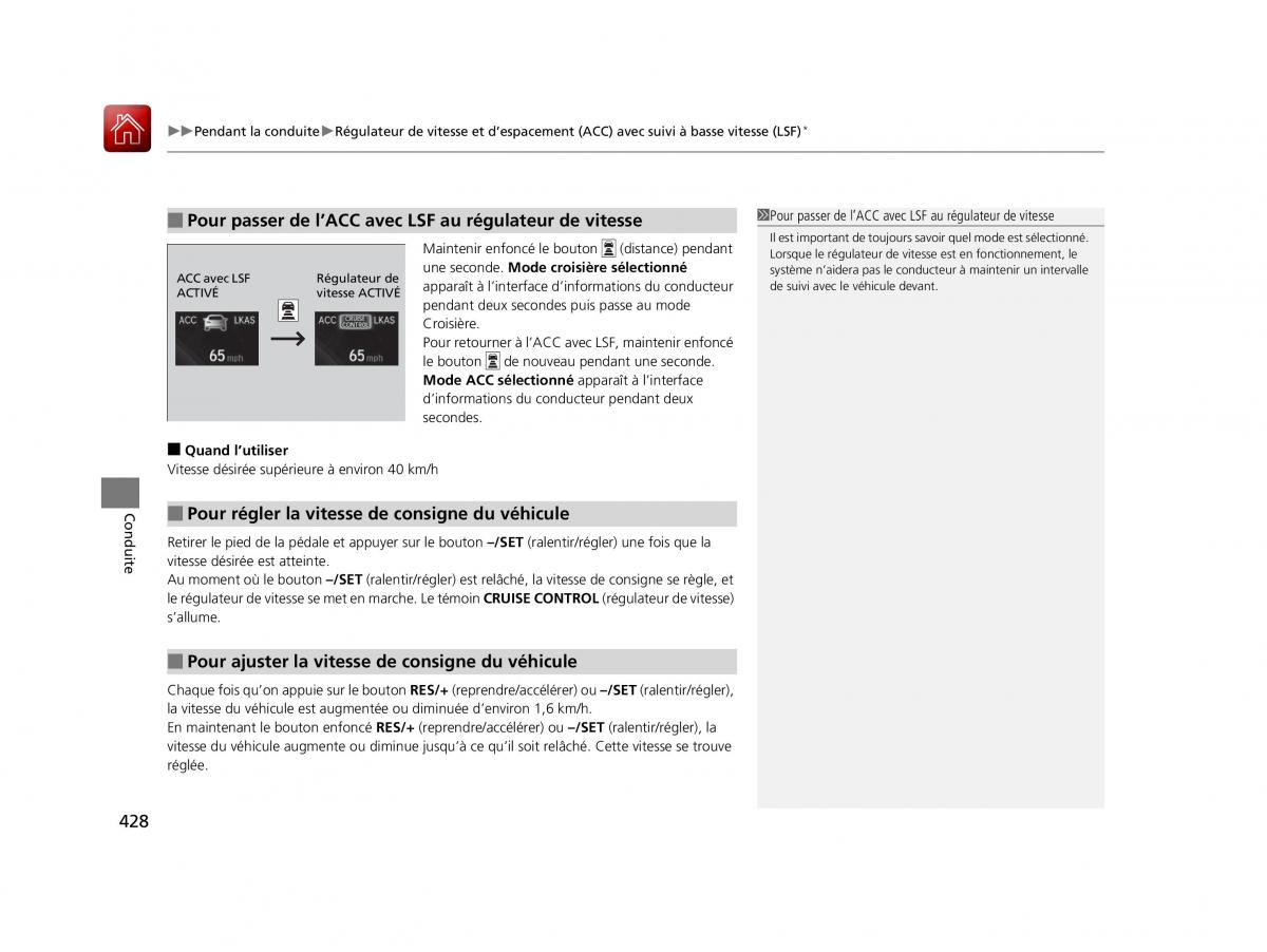 Honda Civic X 10 manuel du proprietaire / page 429