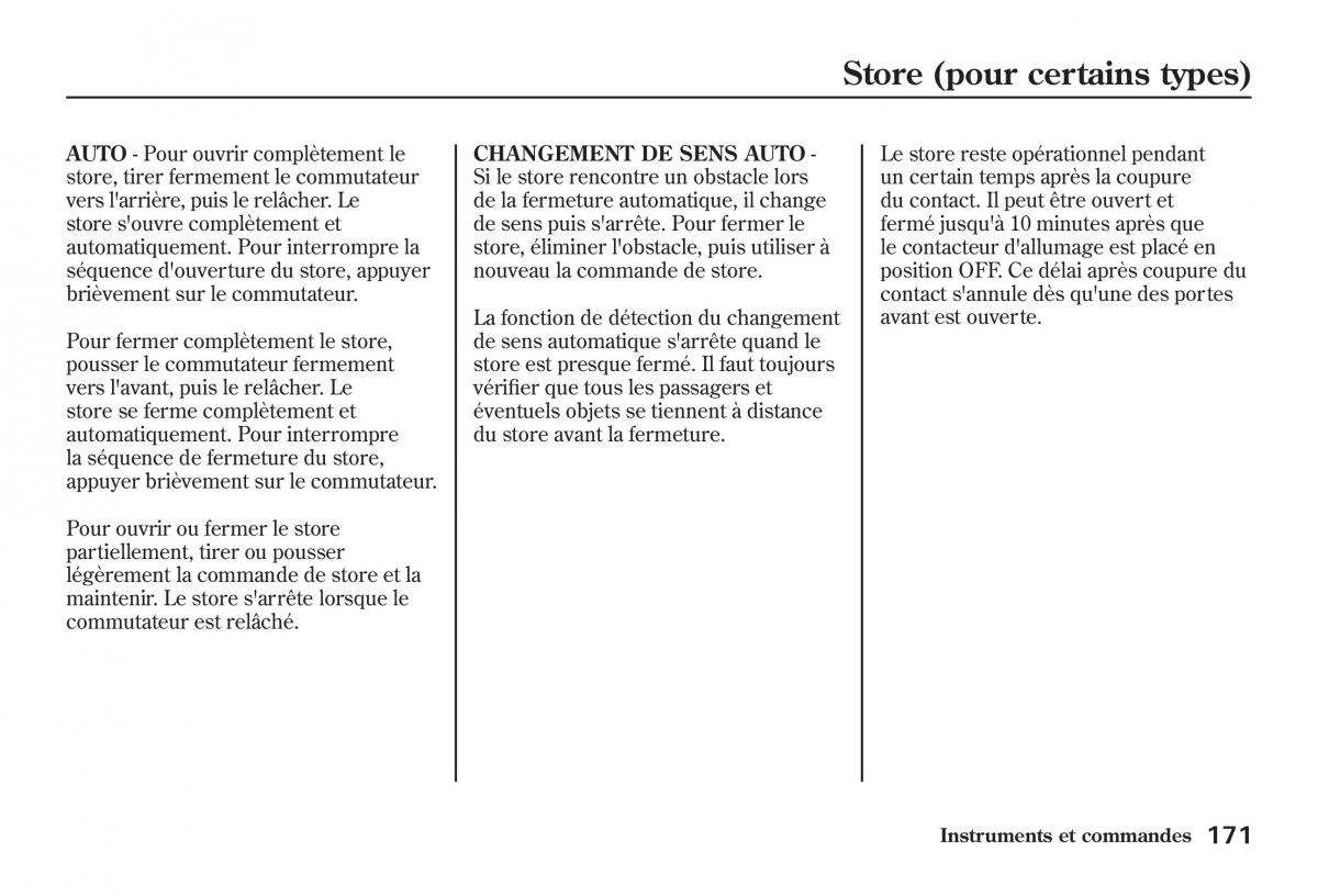 Honda Jazz II 2 manuel du proprietaire / page 176