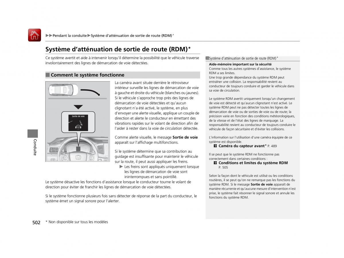 Honda Pilot III 3 manuel du proprietaire / page 503