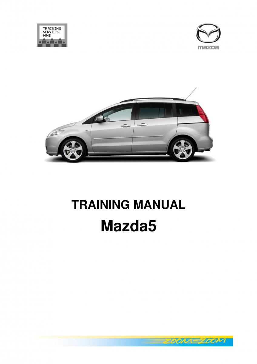 Mazda 5 I 1 owners manual / page 1