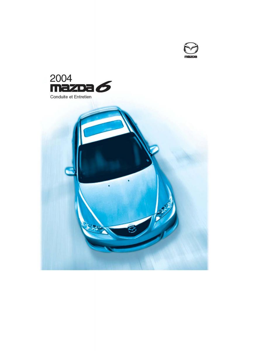 Mazda 6 I 1 manuel du proprietaire / page 1