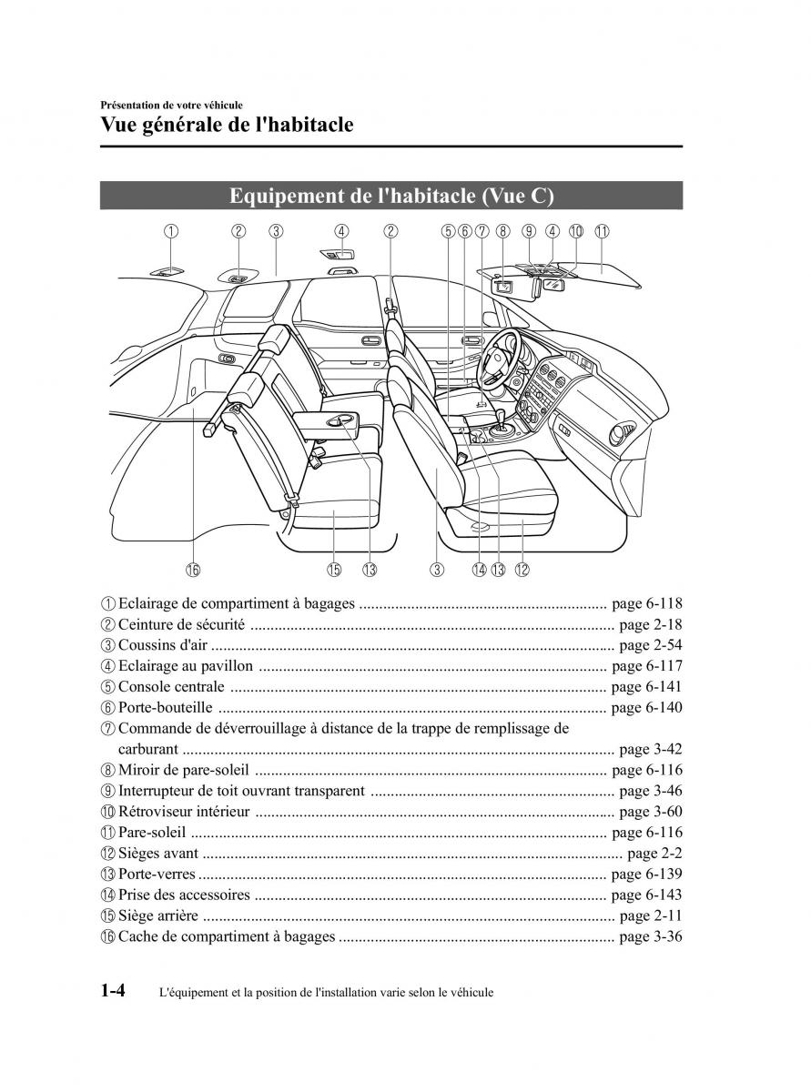 Mazda CX 7 manuel du proprietaire / page 11