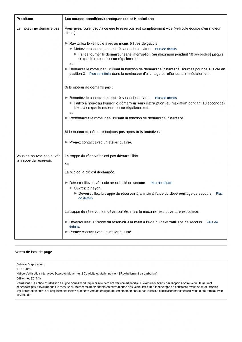 Mercedes Benz A class II W169 manuel du proprietaire / page 169
