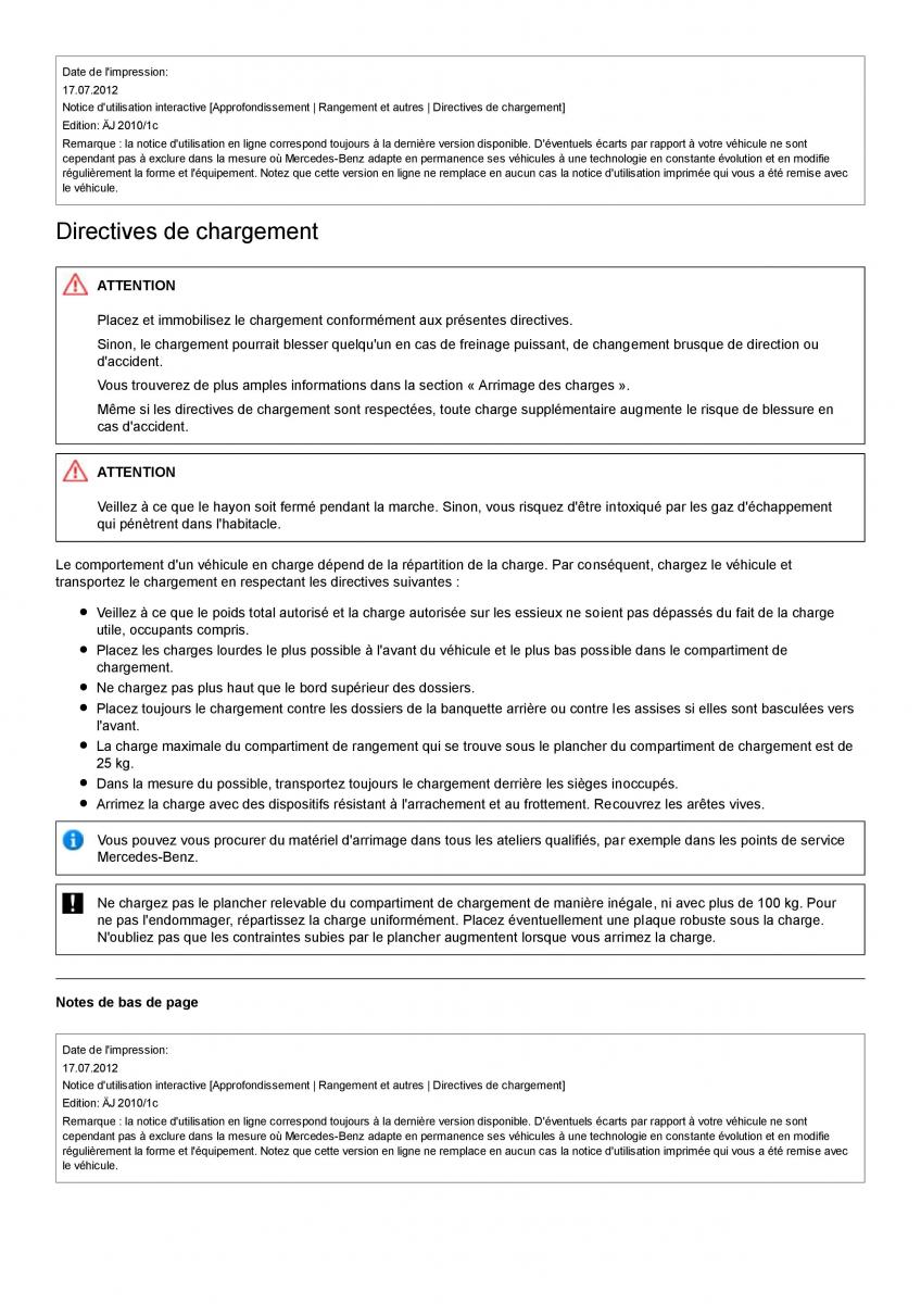 Mercedes Benz A class II W169 manuel du proprietaire / page 265