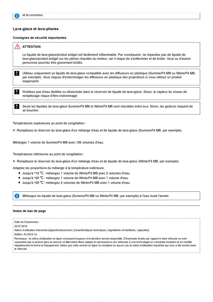 Mercedes Benz C class W204 coupe manuel du proprietaire / page 372