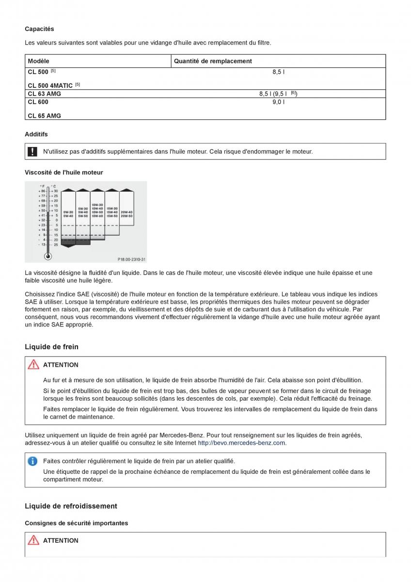 Mercedes Benz CL class C216 manuel du proprietaire / page 575