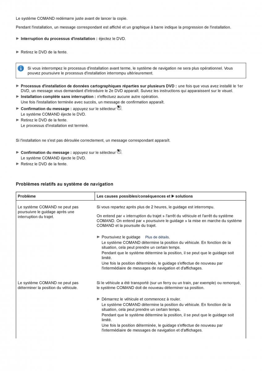 Mercedes Benz CL class C216 manuel du proprietaire / page 168