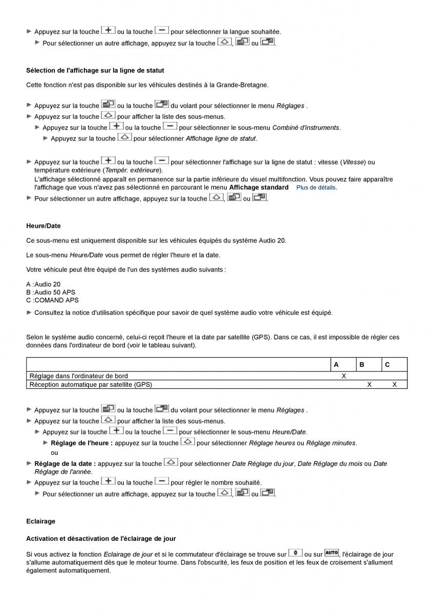 Mercedes Benz GL class X164 manuel du proprietaire / page 212