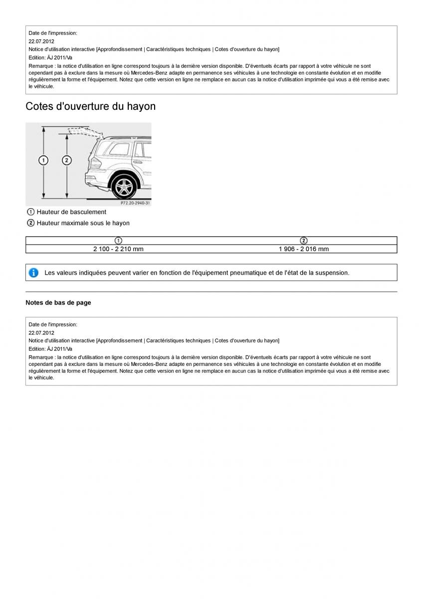 Mercedes Benz GL class X164 manuel du proprietaire / page 354