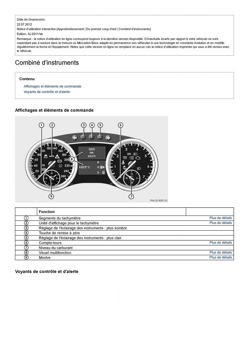 Mercedes Benz GL class X164 manuel du proprietaire / page 12