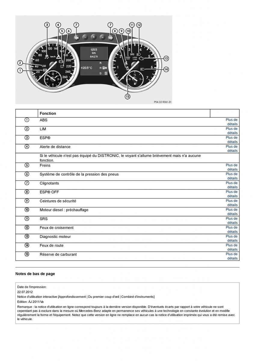 Mercedes Benz GL class X164 manuel du proprietaire / page 13