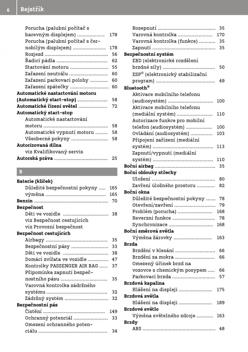 Smart Fortwo III 3 navod k obsludze / page 8