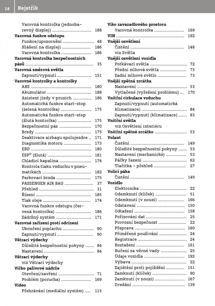 Smart Fortwo III 3 navod k obsludze / page 20