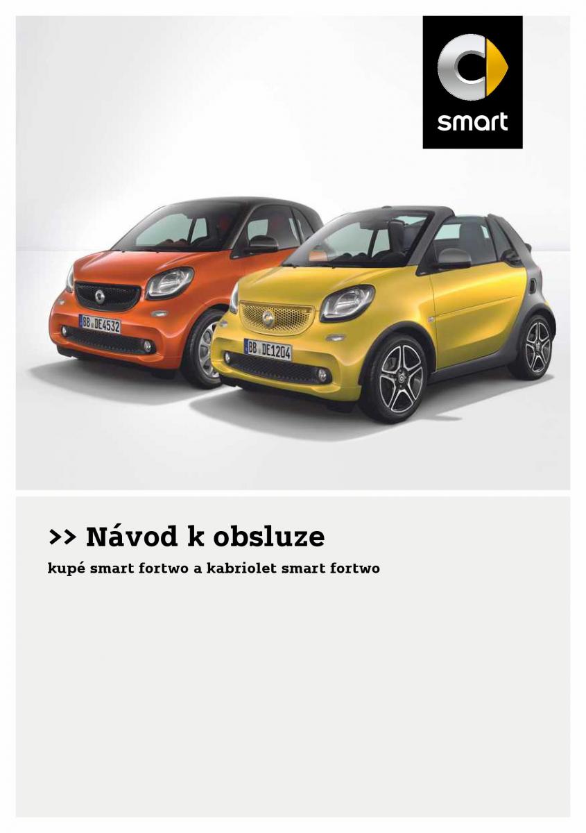 manual  Smart Fortwo III 3 navod k obsludze / page 1