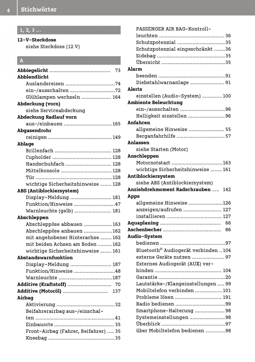 manual  Smart Fortwo III 3 Handbuch / page 6