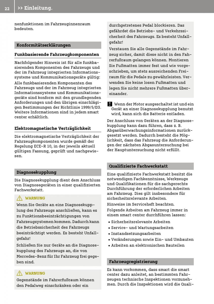 Smart Fortwo III 3 Handbuch / page 24