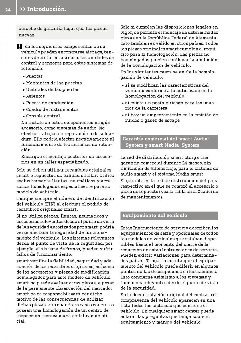 Smart Fortwo III 3 manual del propietario / page 26