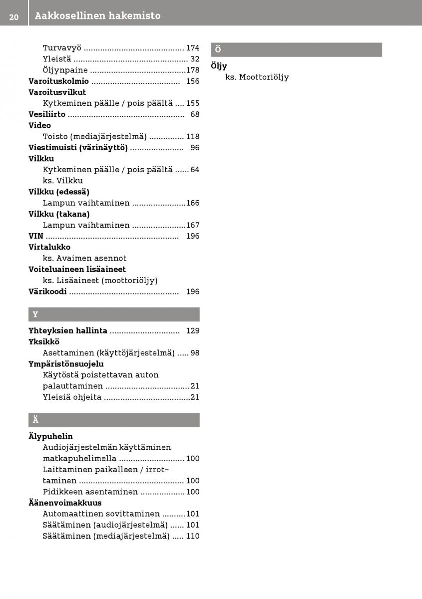 Smart Fortwo III 3 omistajan kasikirja / page 22