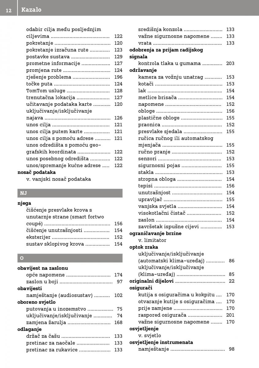 manual  Smart Fortwo III 3 vlasnicko uputstvo / page 14