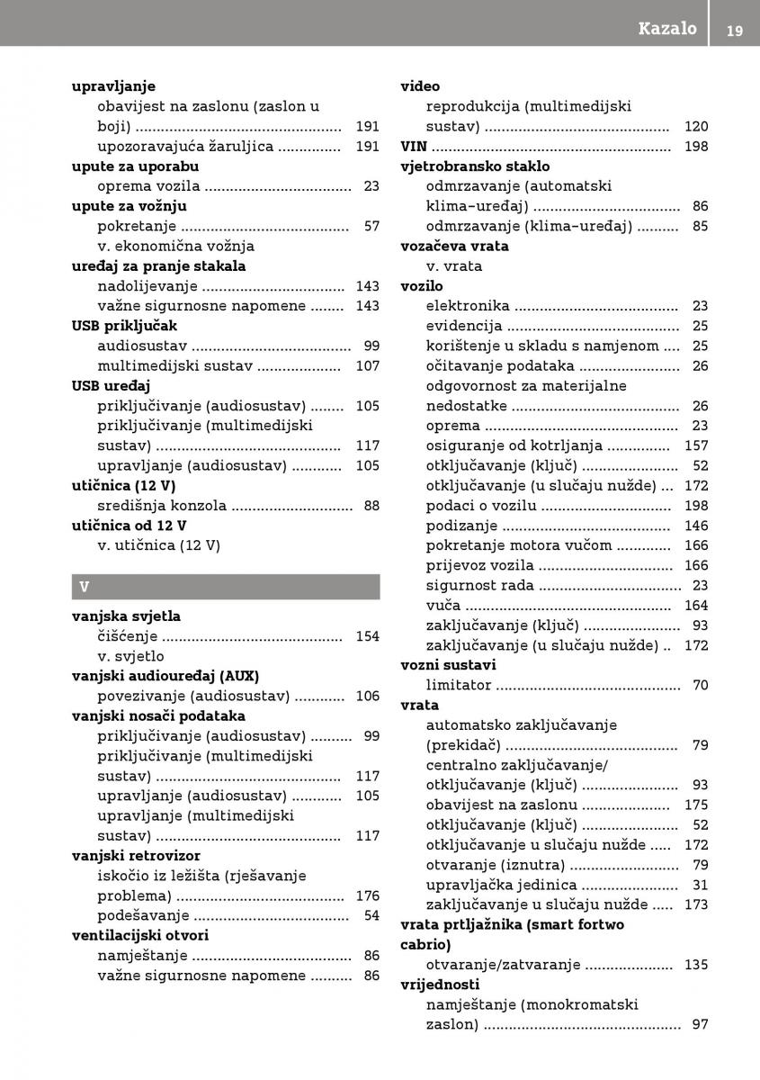 Smart Fortwo III 3 vlasnicko uputstvo / page 21