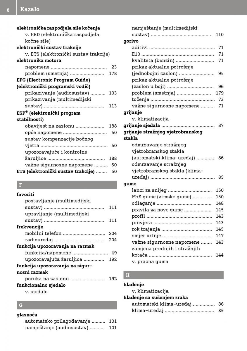 Smart Fortwo III 3 vlasnicko uputstvo / page 10