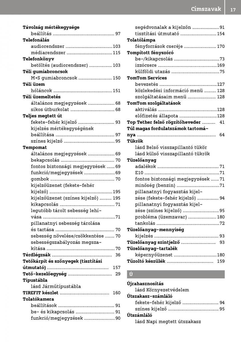 Smart Fortwo III 3 Kezelesi utmutato / page 19