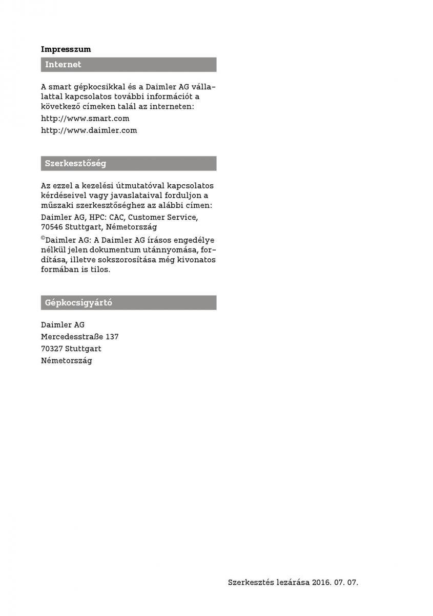 manual  Smart Fortwo III 3 Kezelesi utmutato / page 211