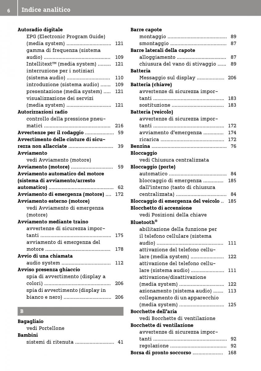 manual  Smart Fortwo III 3 manuale del proprietario / page 8