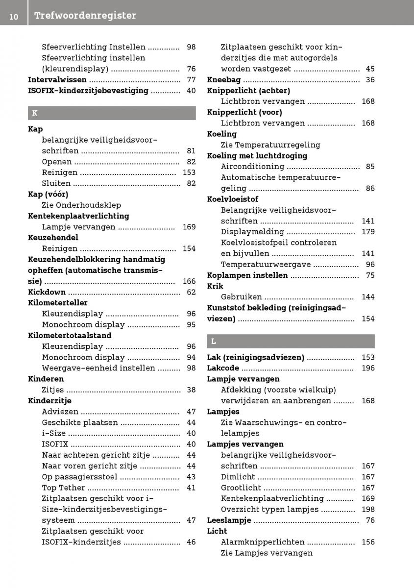 Smart Fortwo III 3 handleiding / page 12