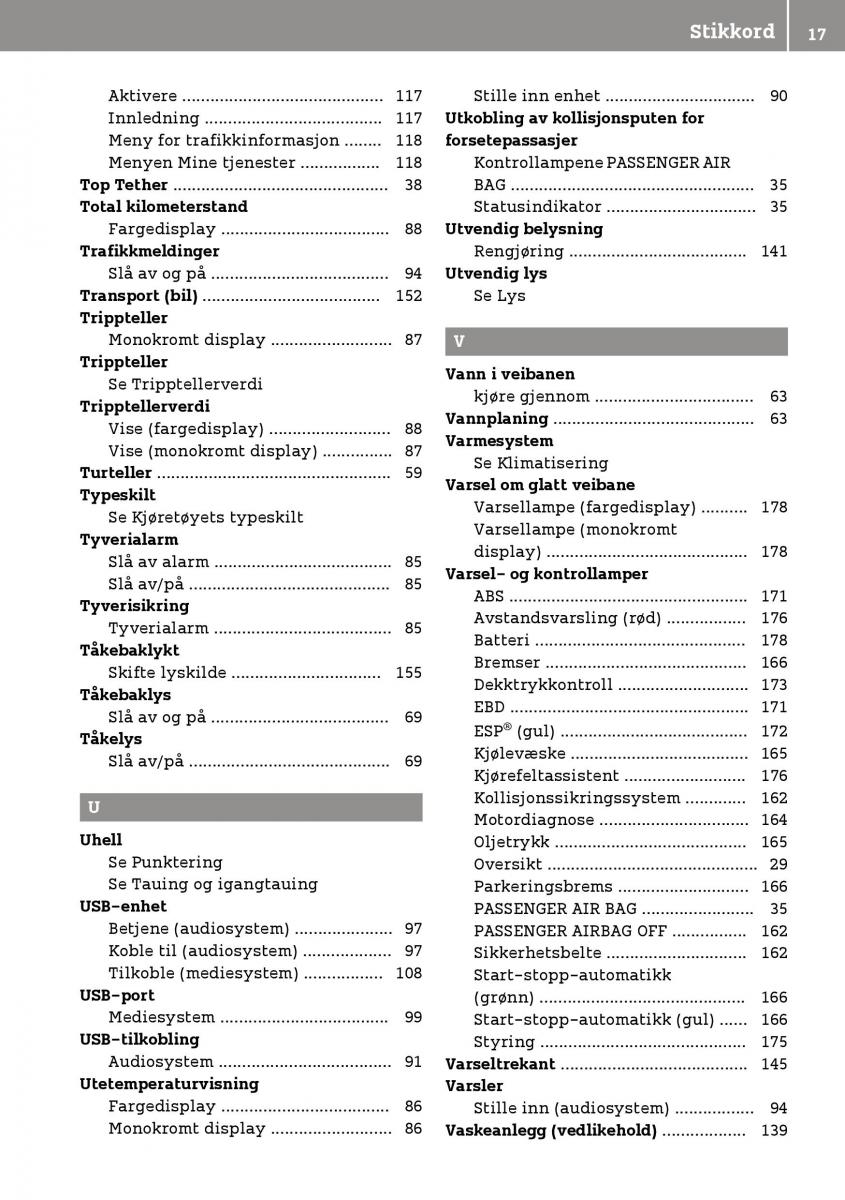 Smart Fortwo III 3 bruksanvisningen / page 19