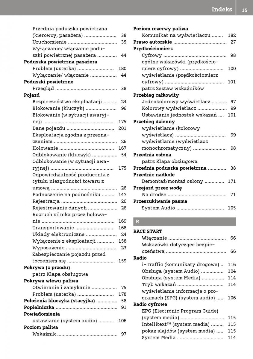 Smart Fortwo III 3 instrukcja obslugi / page 17