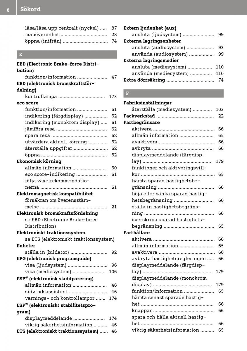 Smart Fortwo III 3 instruktionsbok / page 10